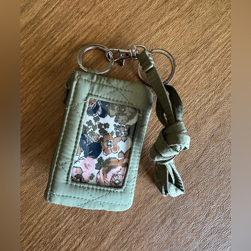 Vera Bradley Lanyard and Zip ID Case